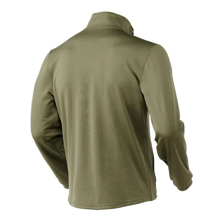 Hot fine ブロックフリースジャケット カーキ M