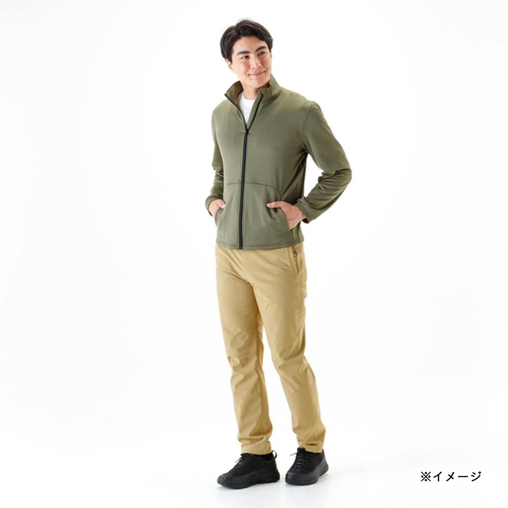 カレンダー　フリース Hot fine ブロックフリースジャケット カーキ M | 作業着・作業
