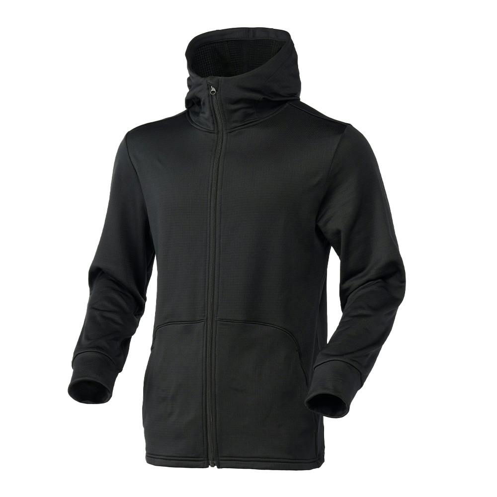 Hot fine ブロックフリースパーカー ブラック LL