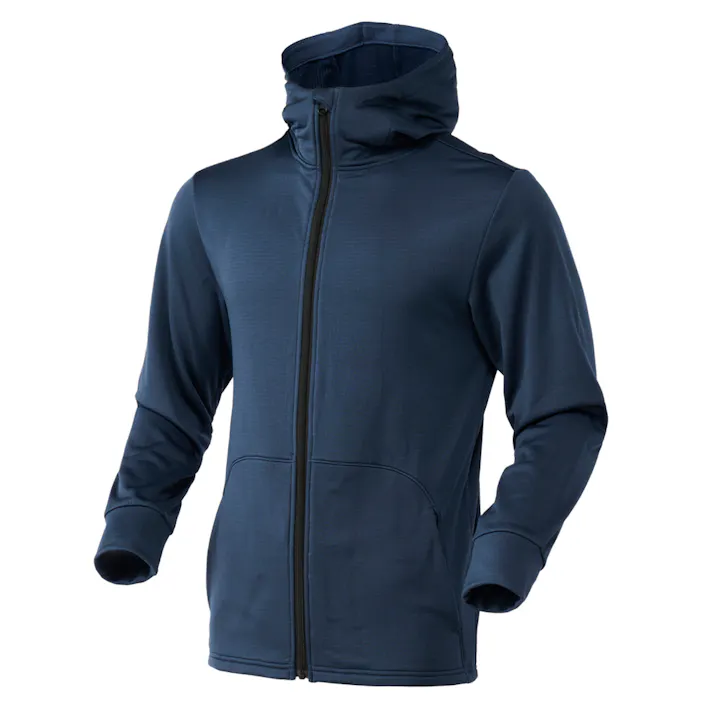 Hot fine ブロックフリースパーカー ネイビー LL