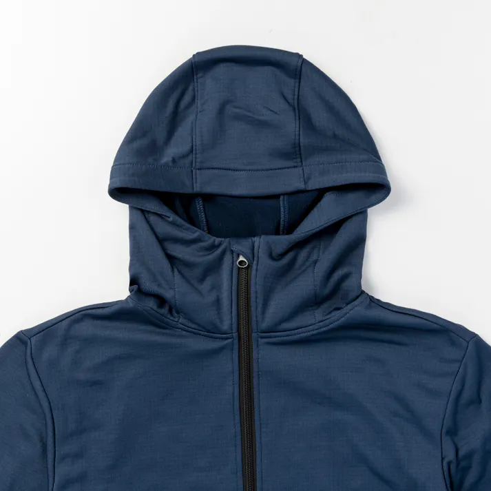 Hot fine ブロックフリースパーカー ネイビー LL