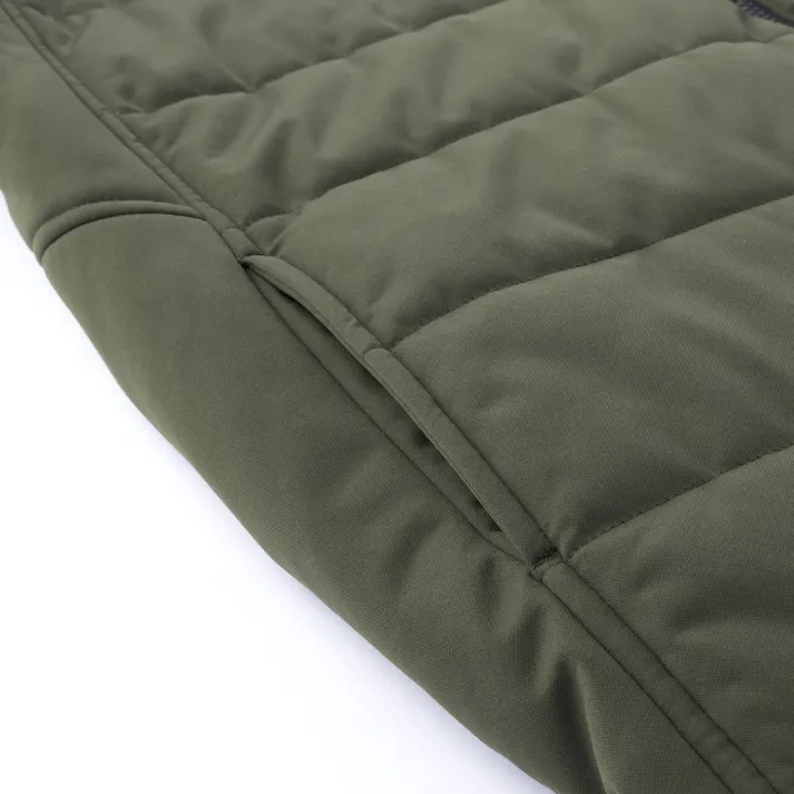 Hot fine 防風防寒 ストレッチブルゾン カーキ LL