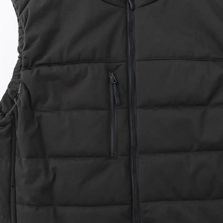 Hot fine 防風防寒 ストレッチベスト ブラック LL