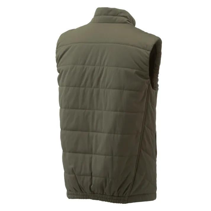 Hot fine 防風防寒 ストレッチベスト カーキ LL