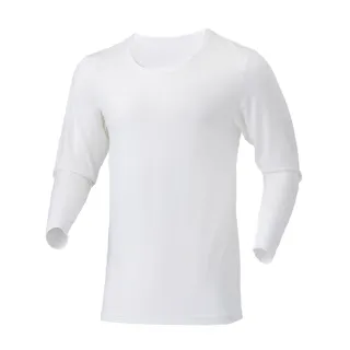 カインズ 寒くても暑くても快適インナーTシャツ 長袖 丸首 ホワイト LL