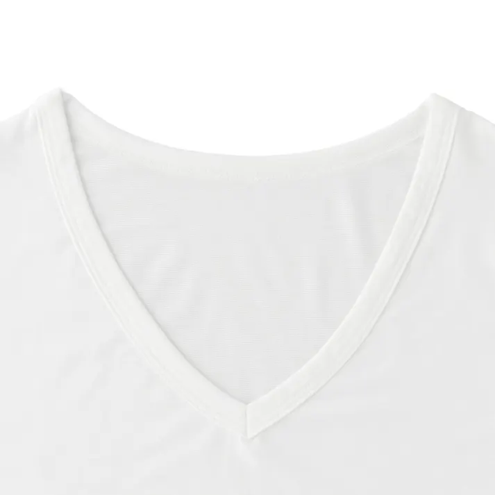 カインズ 寒くても暑くても快適インナーTシャツ 長袖 V首 ホワイト LL