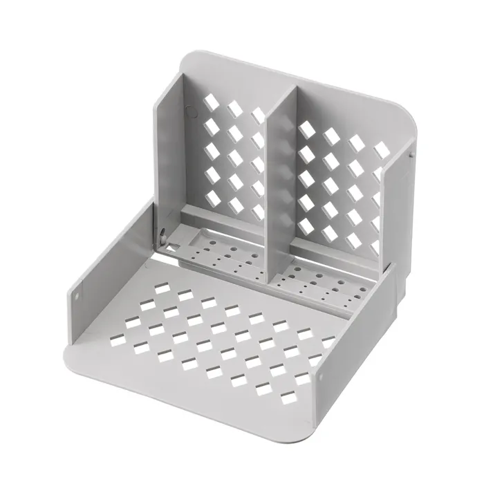 水切りスタンド付き吸水マット グレー Sサイズ 幅23cm 奥行46cm