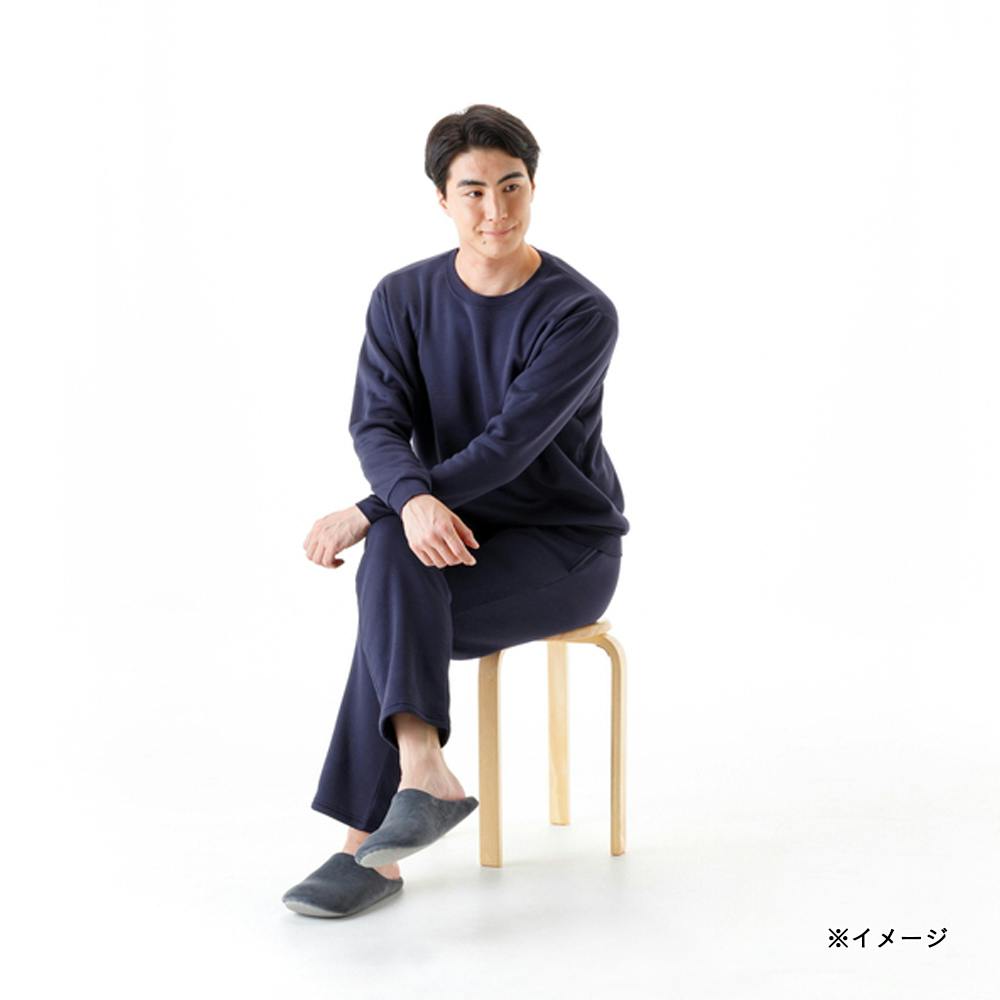 Hot fine 軽くてあたたかい裏起毛ルームウェア 上下セット 保温
