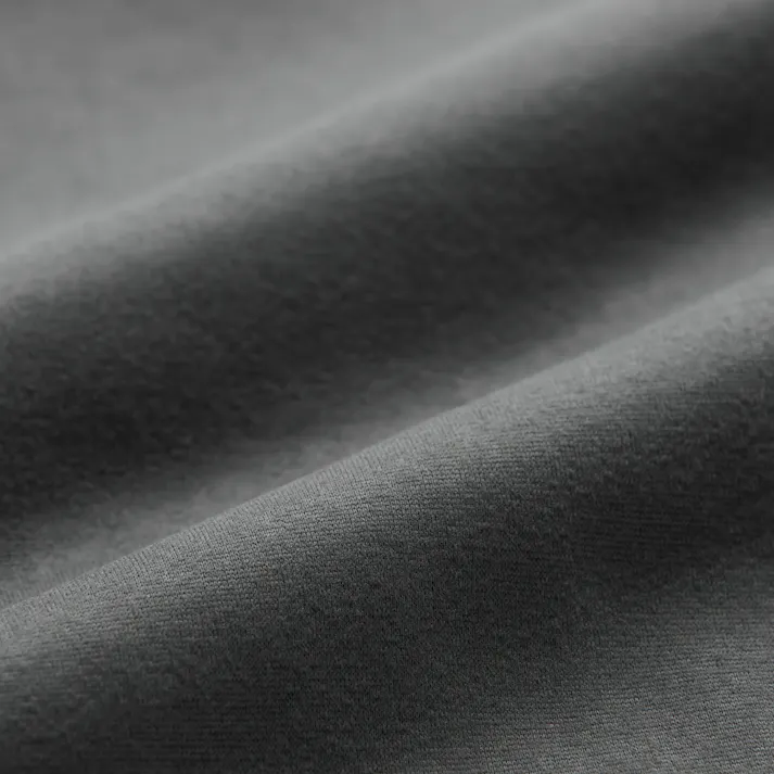 Hot fine 軽くてあたたかい裏起毛ルームウェア 上下セット 保温 ストレッチ グレー L