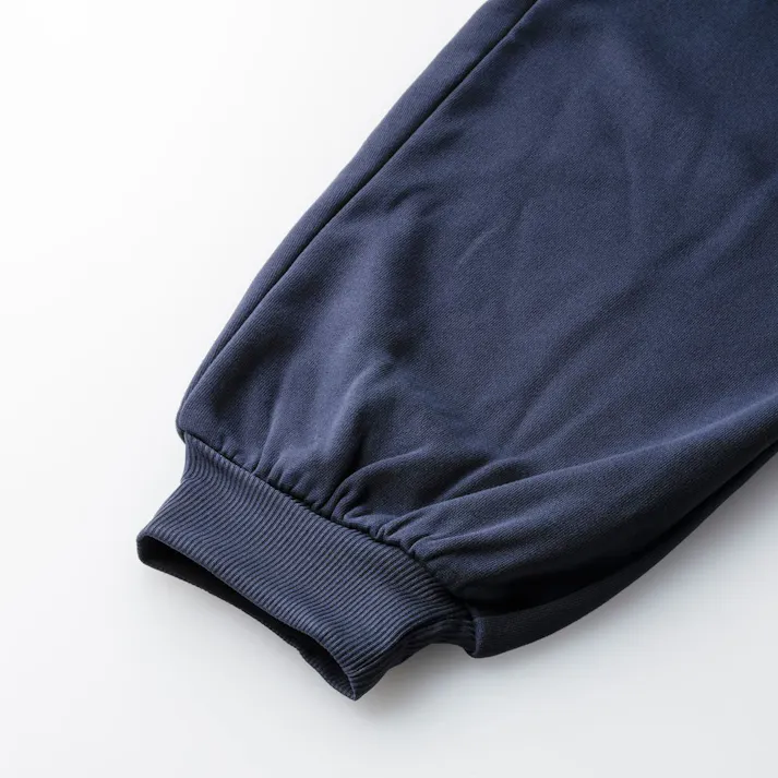 Hot fine 軽くてあたたかい裏起毛パンツ ネイビー M
