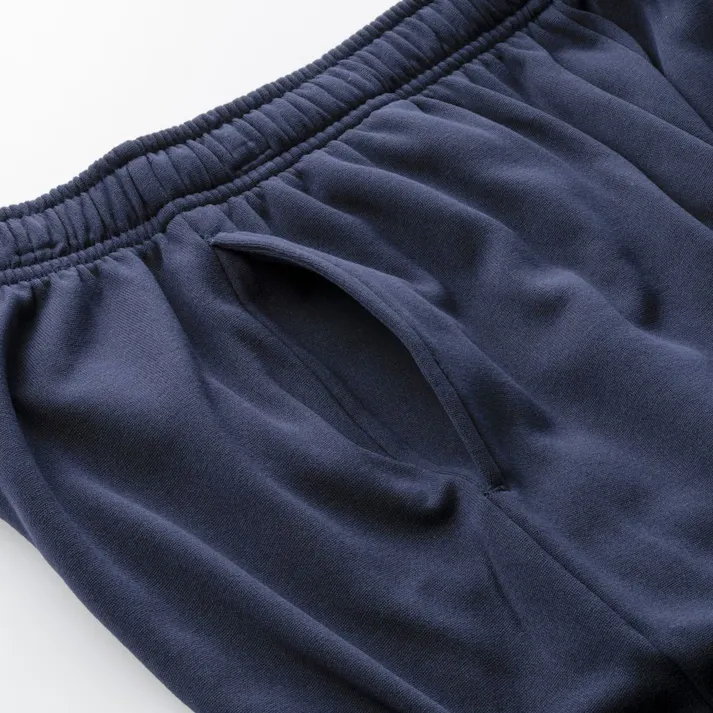 Hot fine 軽くてあたたかい裏起毛パンツ ネイビー LL