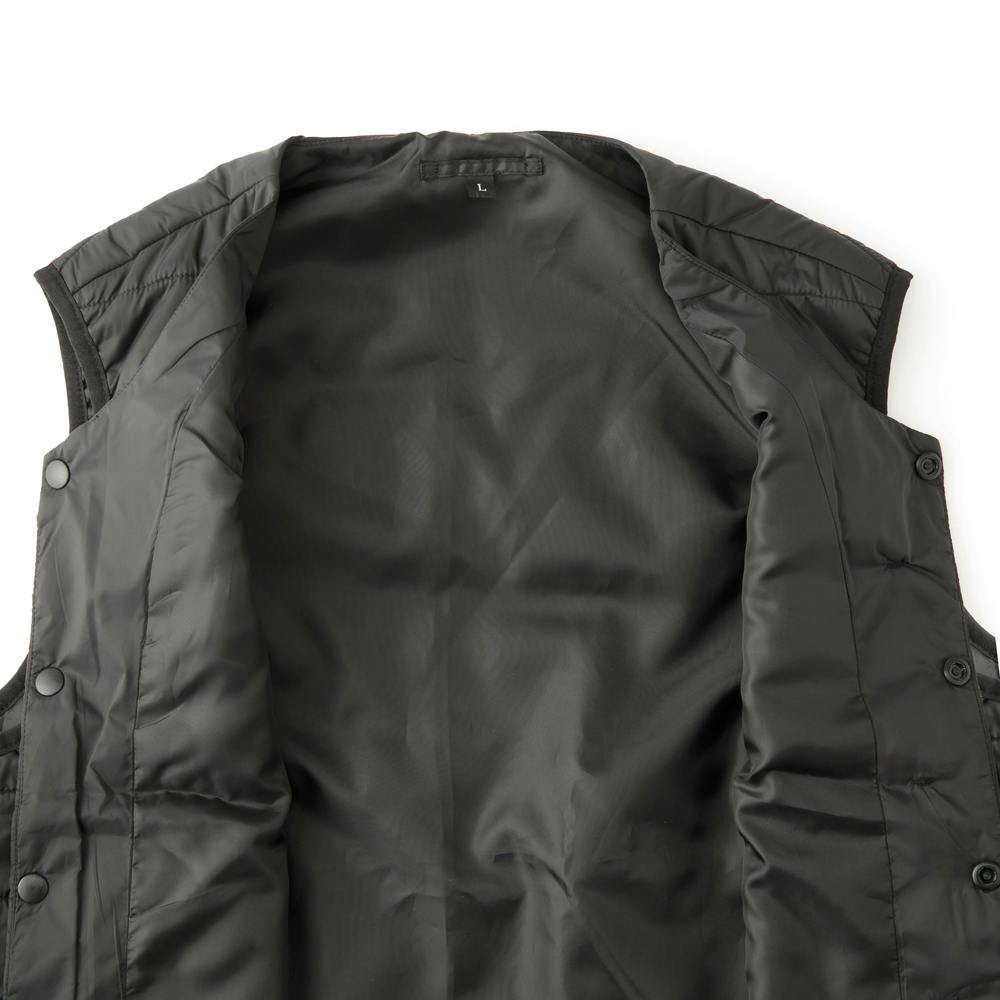 Hot-Fine 中綿ベスト ブラック L | 作業着・作業服・安全靴 通販