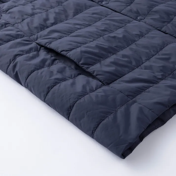 Hot-Fine 中綿ベスト ネイビー L