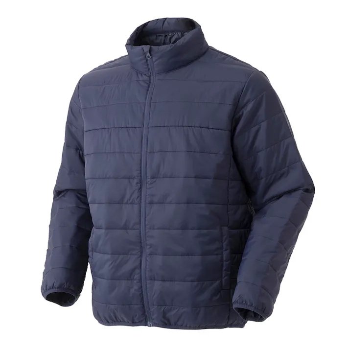 Hot fine 中綿ジャケット ネイビー L