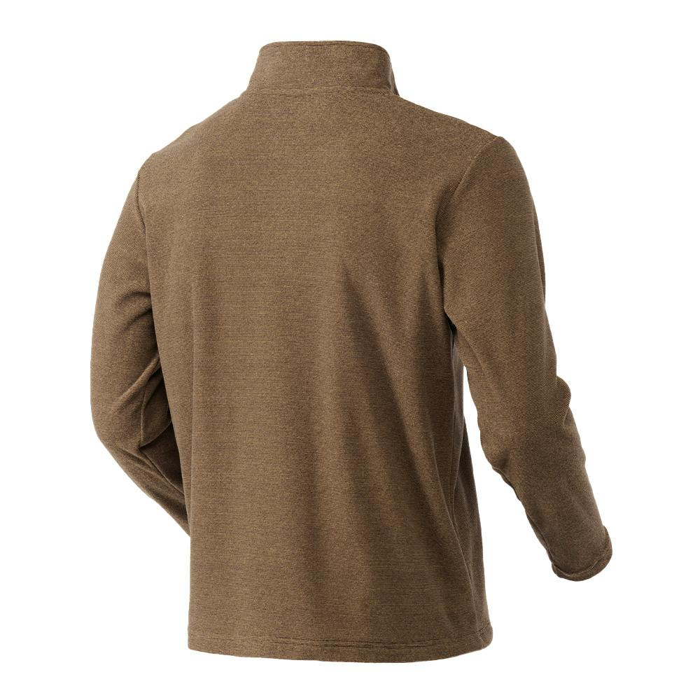 Hot fine ストレッチフリース ハーフジップシャツ ブラウン LL | 作業