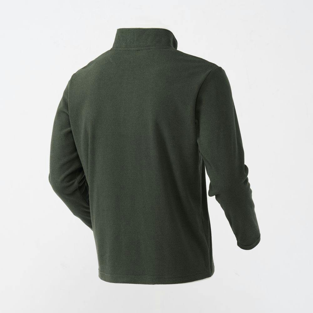 Hot fine ストレッチフリース ハーフジップシャツ カーキ M | 作業着