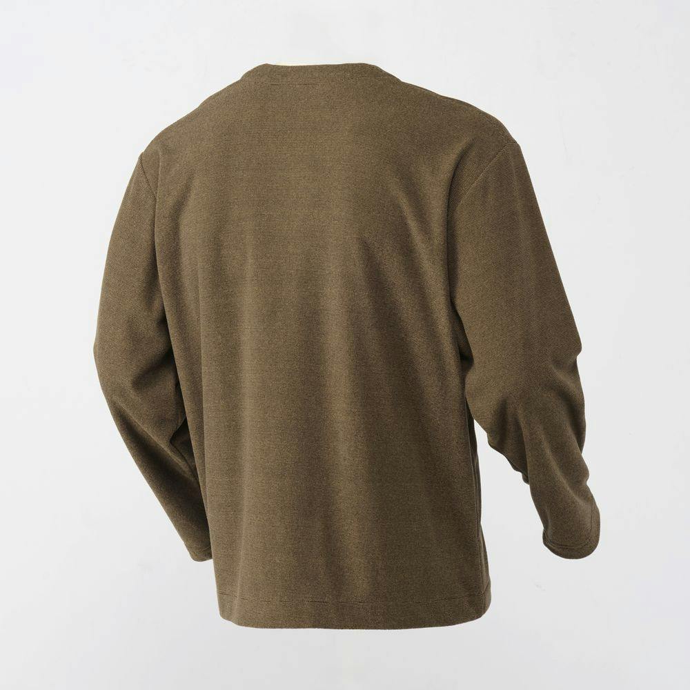 Hot fine ストレッチフリースカーディガン ブラウン M | 作業着・作業