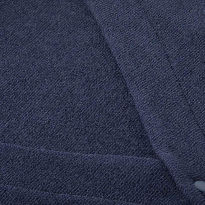 Hot fine ストレッチフリースカーディガン ネイビー L