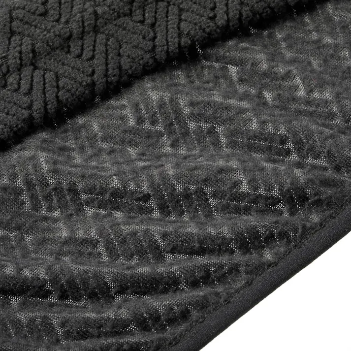 Hot fine ジャガードフリース プルオーバー ブラック M