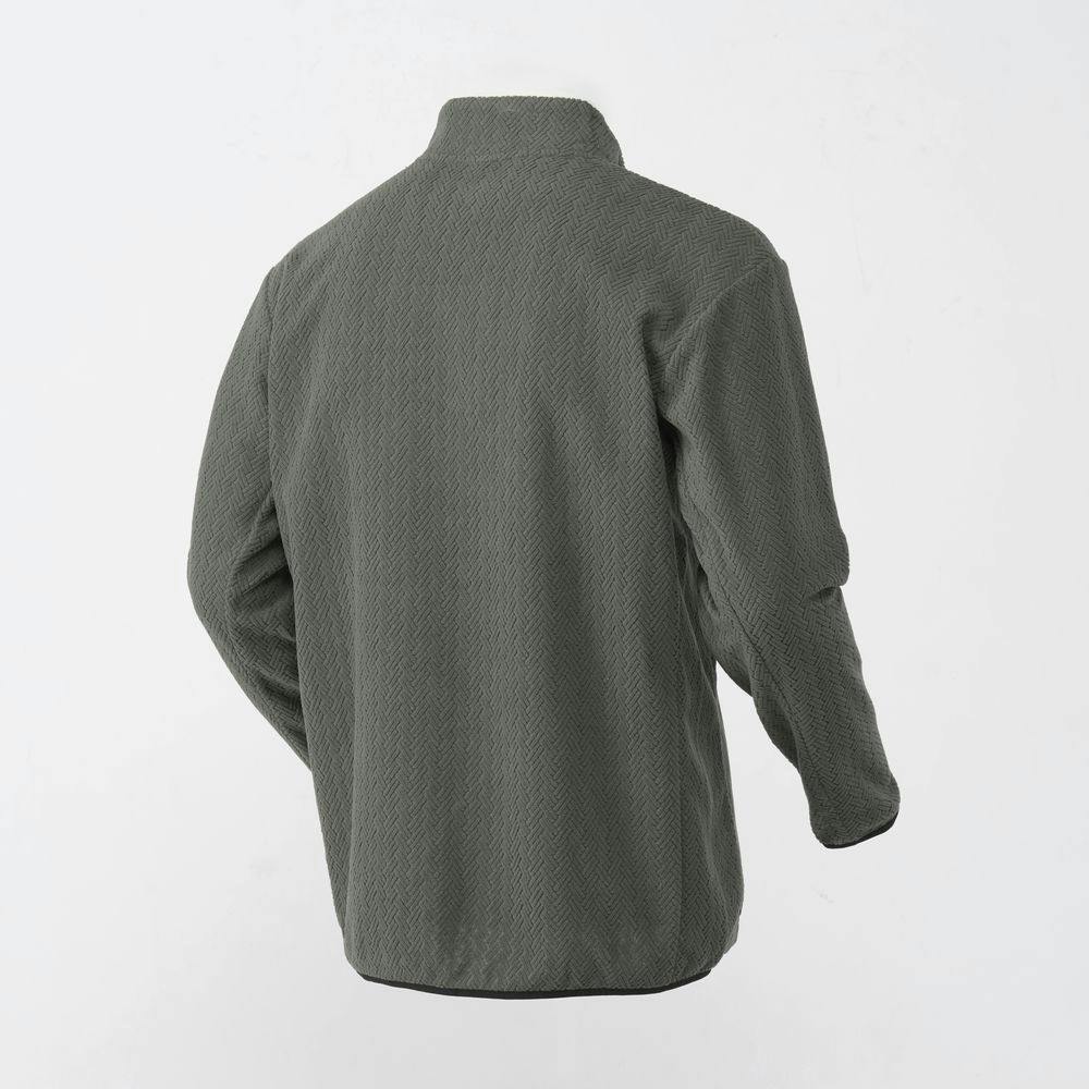 ジャガー Hot fine ジャガードフリース ハーフジップ カーキ L | 作業着・作業服
