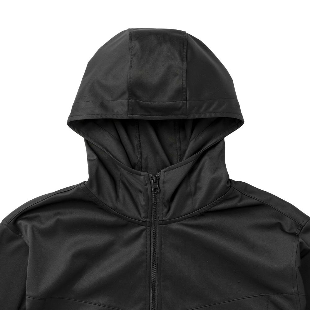 カインズ 防風ジップパーカー ブラック LL | 作業着・作業服・安全靴