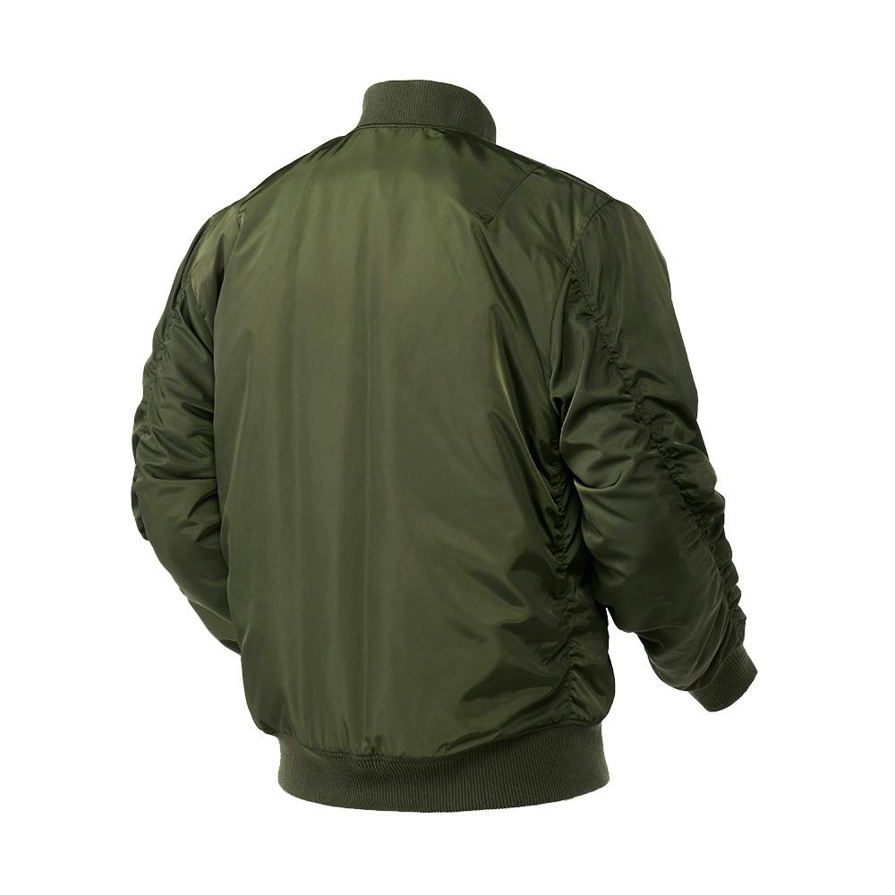 Hot fine 裏アルミ仕様 MA-1タイプジャケット カーキ L | 作業着・作業