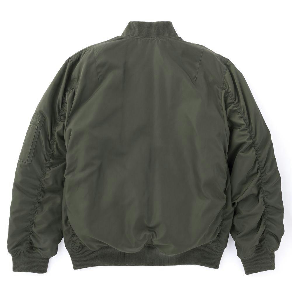 Hot fine 裏アルミ仕様 MA-1タイプジャケット カーキ L | 作業着・作業