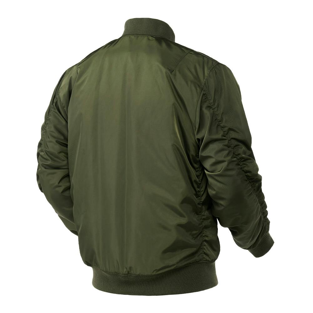 Hot fine 裏アルミ仕様 MA-1タイプジャケット カーキ LL | 作業着