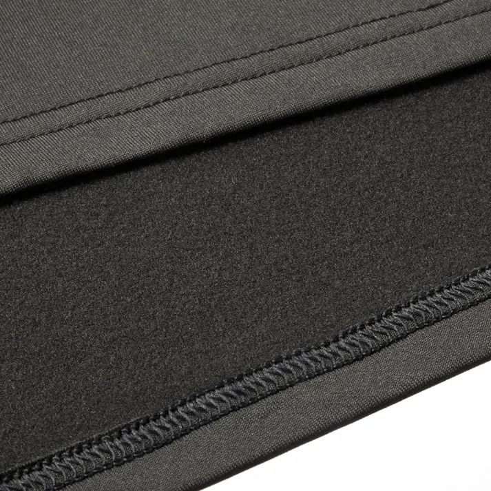 Hot fine しっかりあたたかい 裏起毛 上下セット チャコール×ブラック M