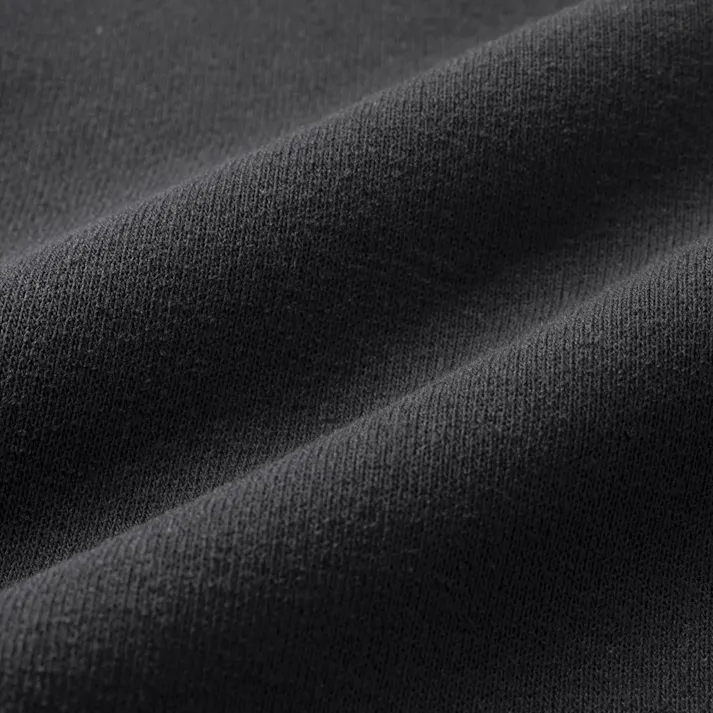 Hot fine しっかりあたたかい 裏起毛 上下セット チャコール×ブラック L