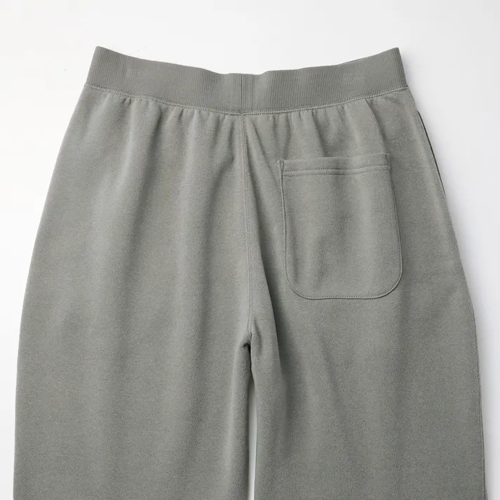 Hot fine しっかりあたたかい 裏起毛 パンツ グレー L