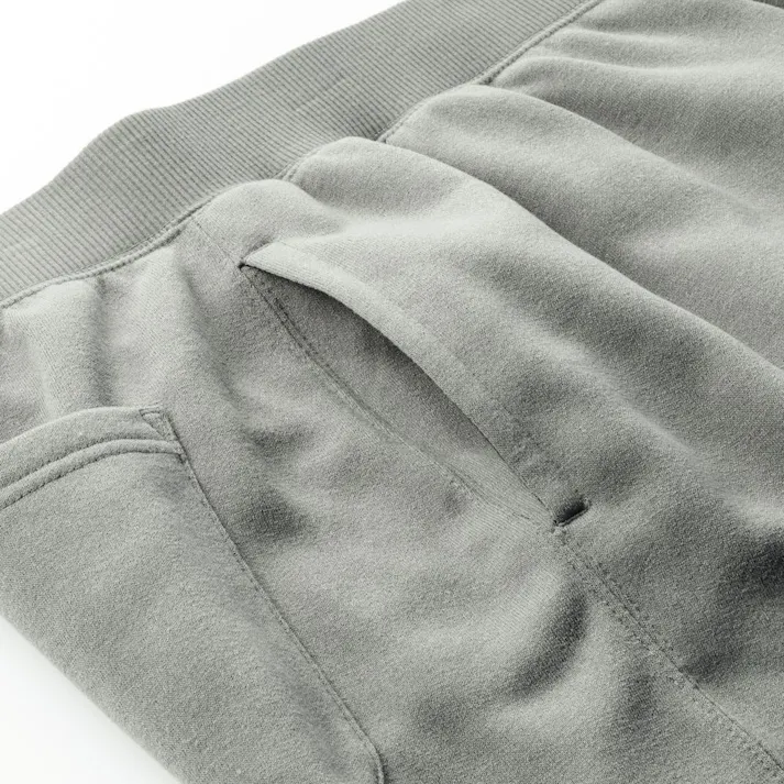 Hot fine しっかりあたたかい 裏起毛 パンツ グレー LL