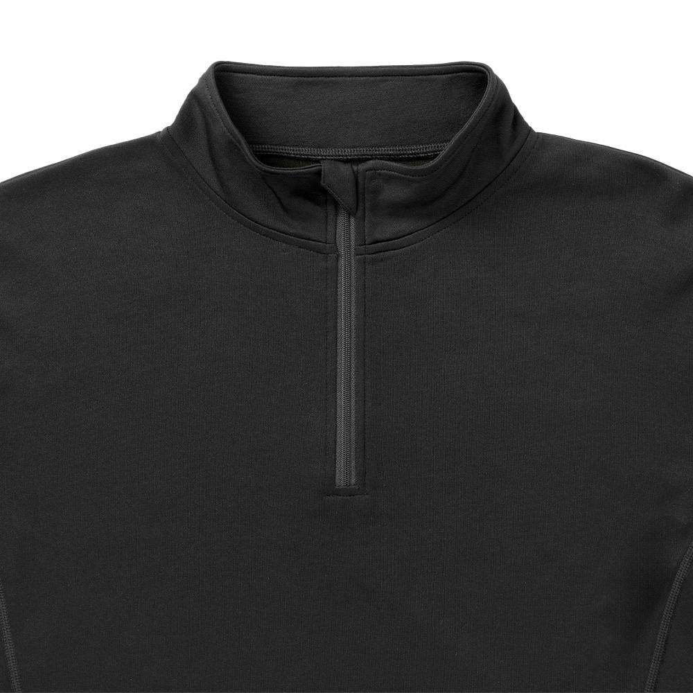 サラサーモ ハーフジップ ブラック M | 作業着・作業服・安全靴 通販