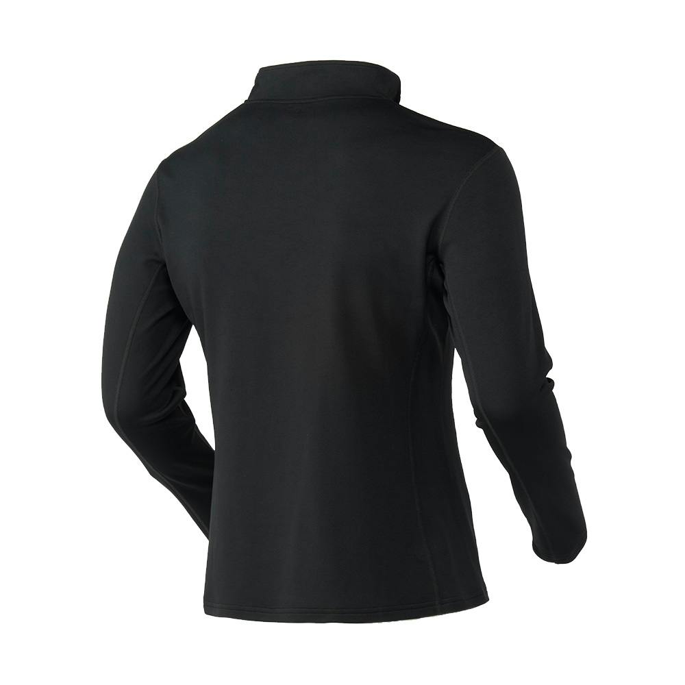 サラサーモ ハーフジップ ブラック L | 作業着・作業服・安全靴 通販