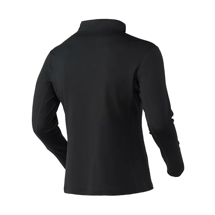 サラサーモ ハーフジップ ブラック L