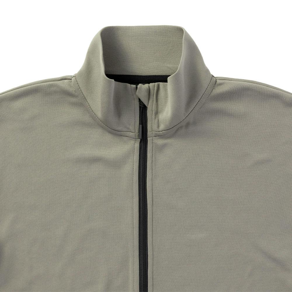 LEMONED ジップアップジャケット グレー サラサーモ ジップジャケット