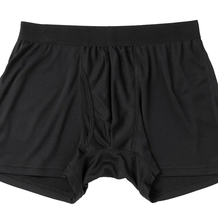 サラスティ SALASTY キュプラ混ボクサーパンツ ブラック M
