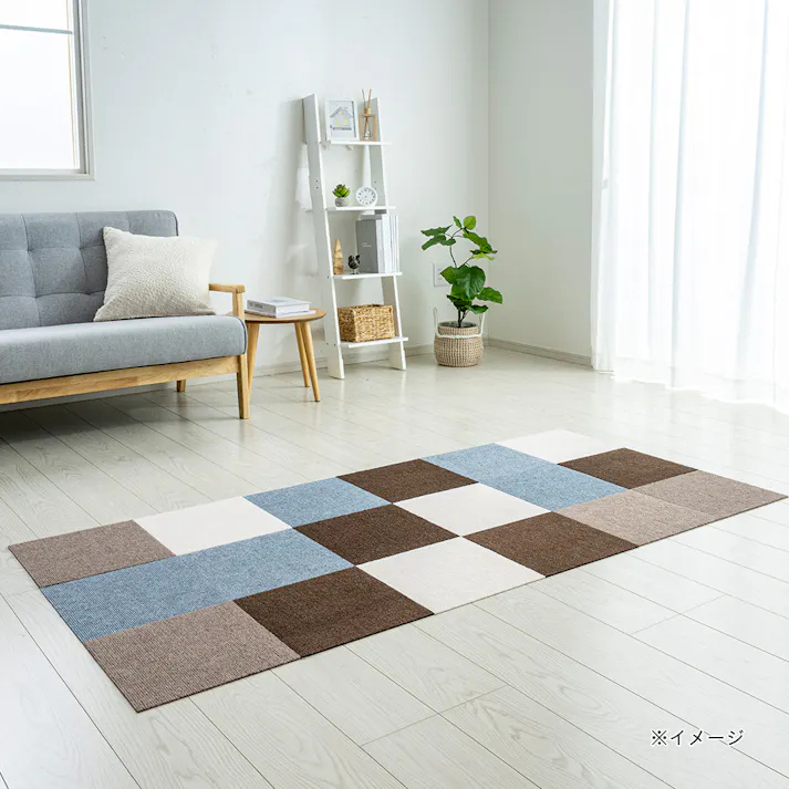 ペット用消臭吸着マット 9枚組 幅30cm 奥行30cm アイボリー