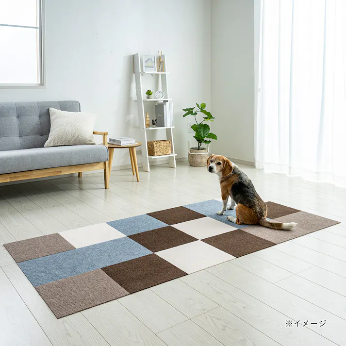 ペット用消臭吸着マット 9枚組 幅30cm 奥行30cm アイボリー