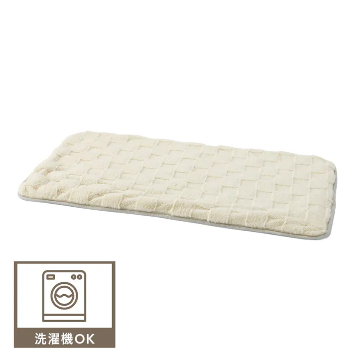 犬猫兼用 ブランケット Mサイズ チェッカーボードアイボリー