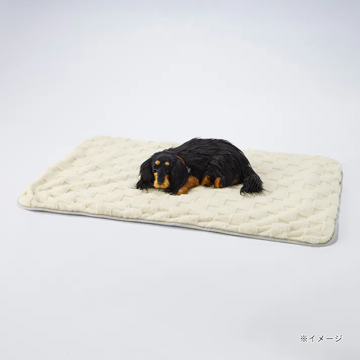 犬猫兼用 ブランケット Lサイズ チェッカーボードアイボリー