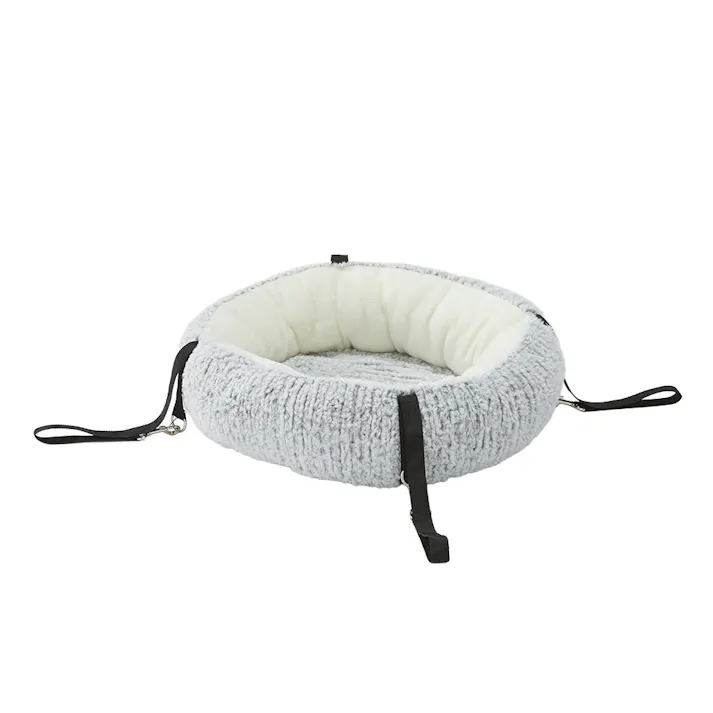 丸型クッション ハンモックベッド ジャガードグレー