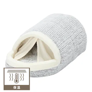 電気のいらない保温ベッド Mサイズ ジャガードグレー