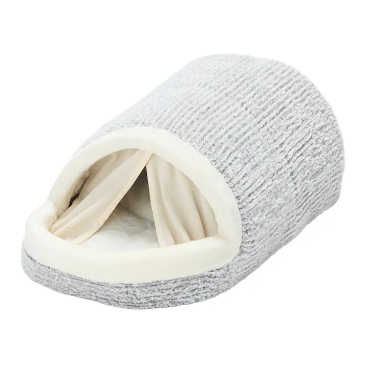 電気のいらない保温ベッド Mサイズ ジャガードグレー