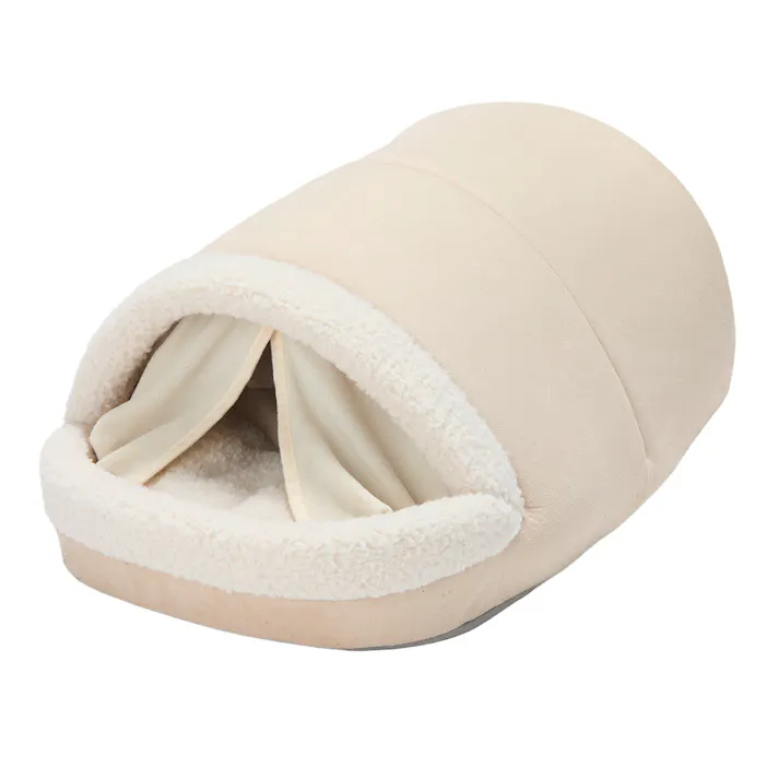 電気のいらない保温ベッド Mサイズ スウェード ベージュ