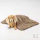 犬猫兼用 ブランケット Mサイズ ストライプモカ