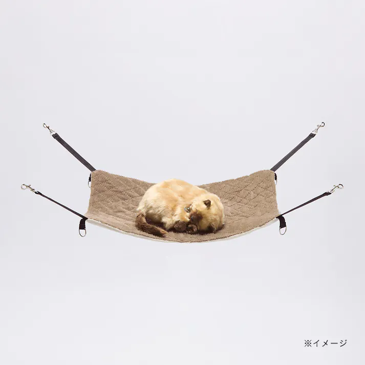 猫ハンモック Mサイズ ストライプモカ