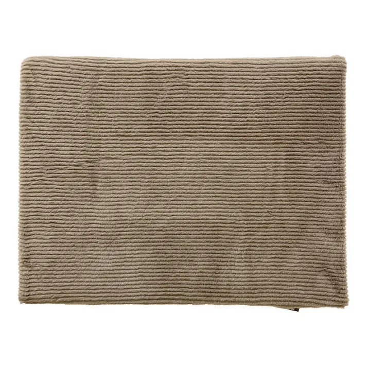 犬猫兼用 あったかアルミマット Sサイズ ストライプモカ