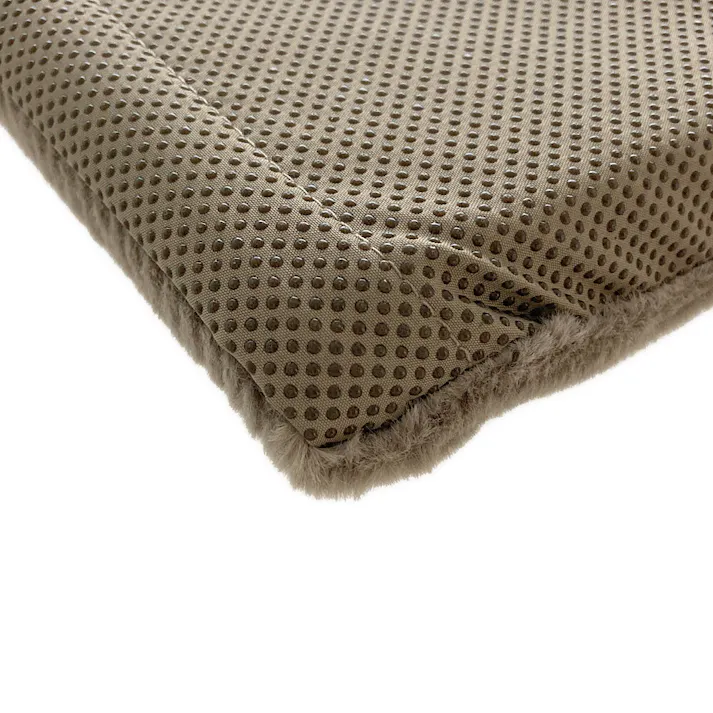 犬猫兼用 あったかアルミマット Mサイズ ストライプモカ