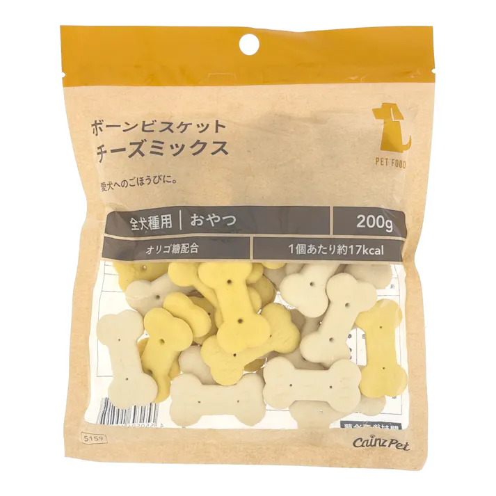 ボーンビスケット チーズミックス 200g